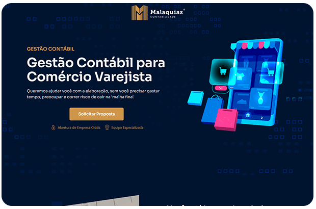 Site Contábil - Livi Digital Agência de Marketing Contábil